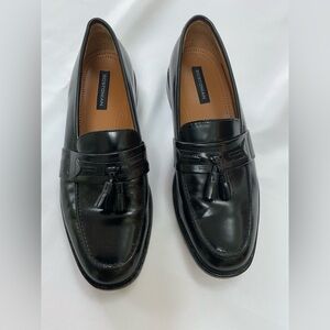 Vintage Bostonian Men’s Black Leather Tassel Loafers Size 11 M